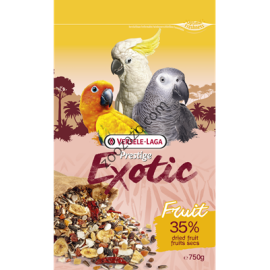 Versele Laga Exotic Fruit mix - храна за големи папагали с екзотични плодове, 750 гр.